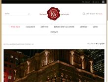 Tablet Screenshot of kalmarantiques.com.au